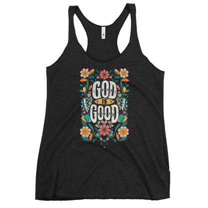 God is Good Women's Racerback Tank