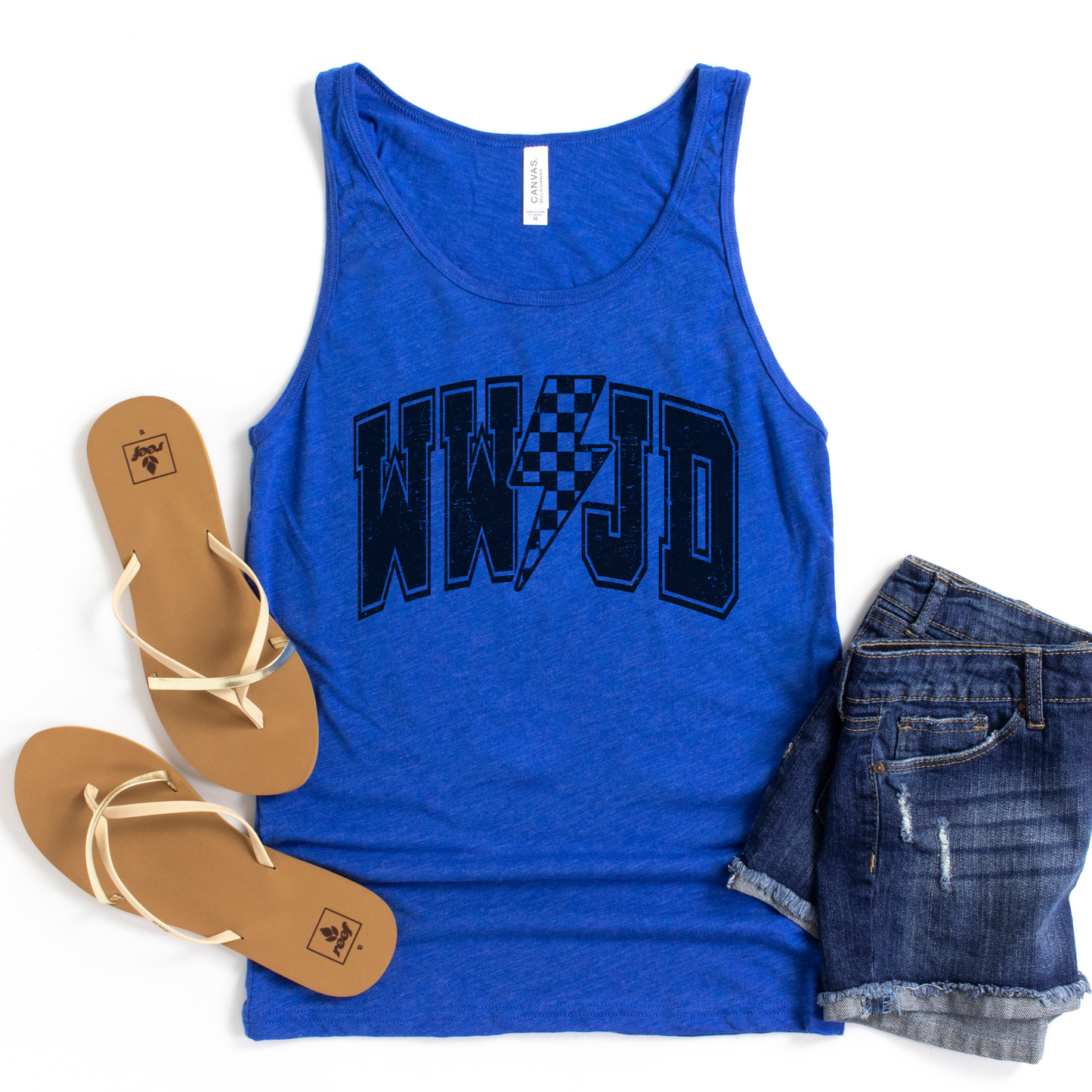 WWJD Unisex Jersey Tank